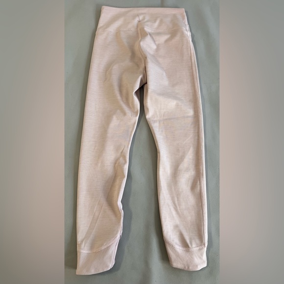 Nike Womens Yoga Wrap High Waist Leggings Plum Chalk‎ Barely Rose Medium - Picture 7 of 12